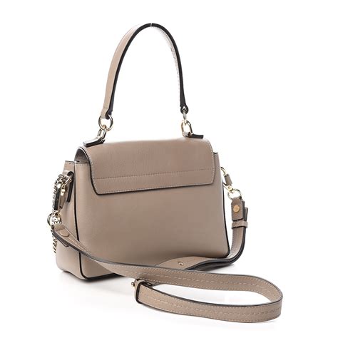 CHLOE Calfskin Small Faye Day Shoulder Bag Motty 